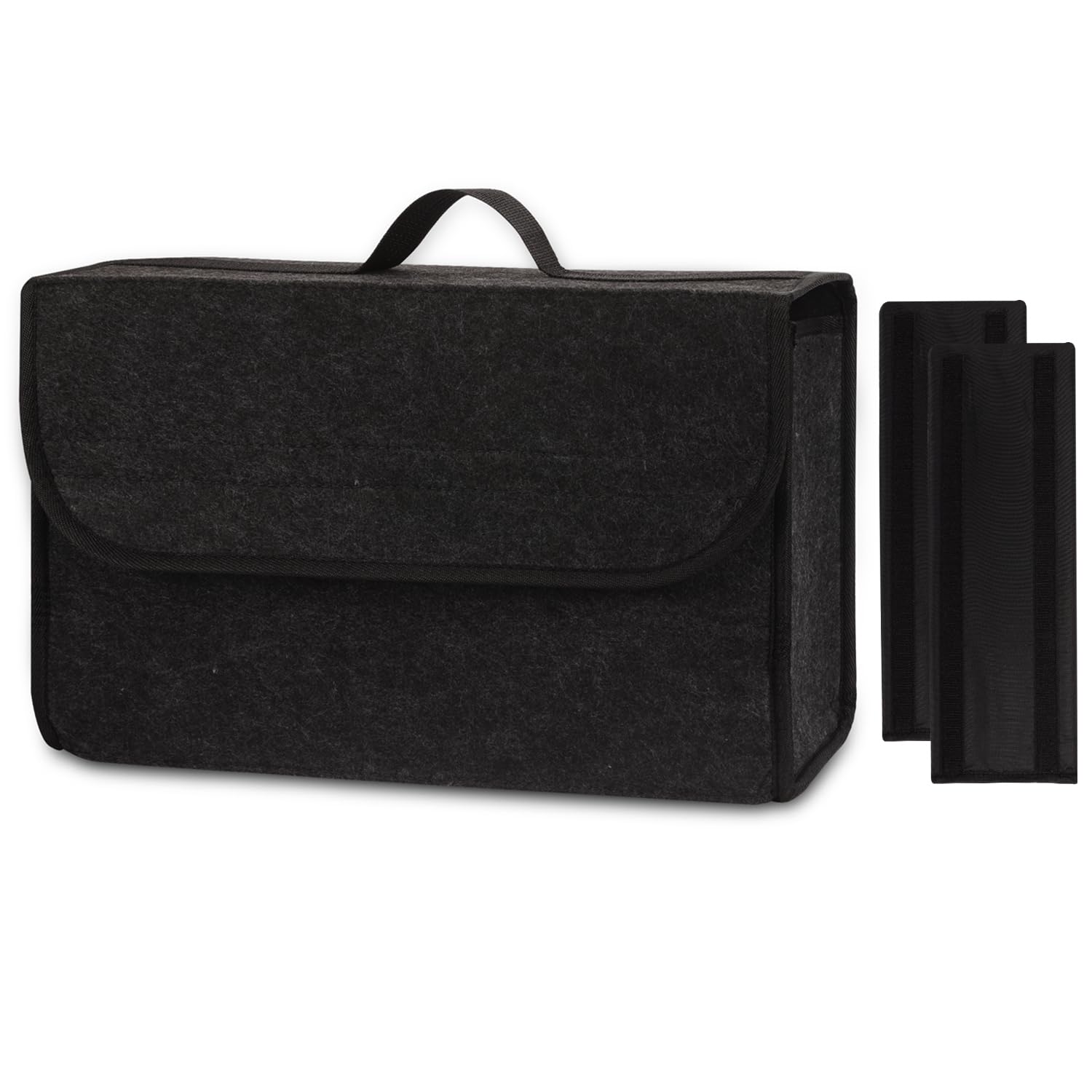 Borsa Portaoggetti Auto da Baule in Feltro, Organizer Bagagliaio per Attrezzi & Cura, Organizer per Auto, Borsa con Chiusura, shopping e accessori auto