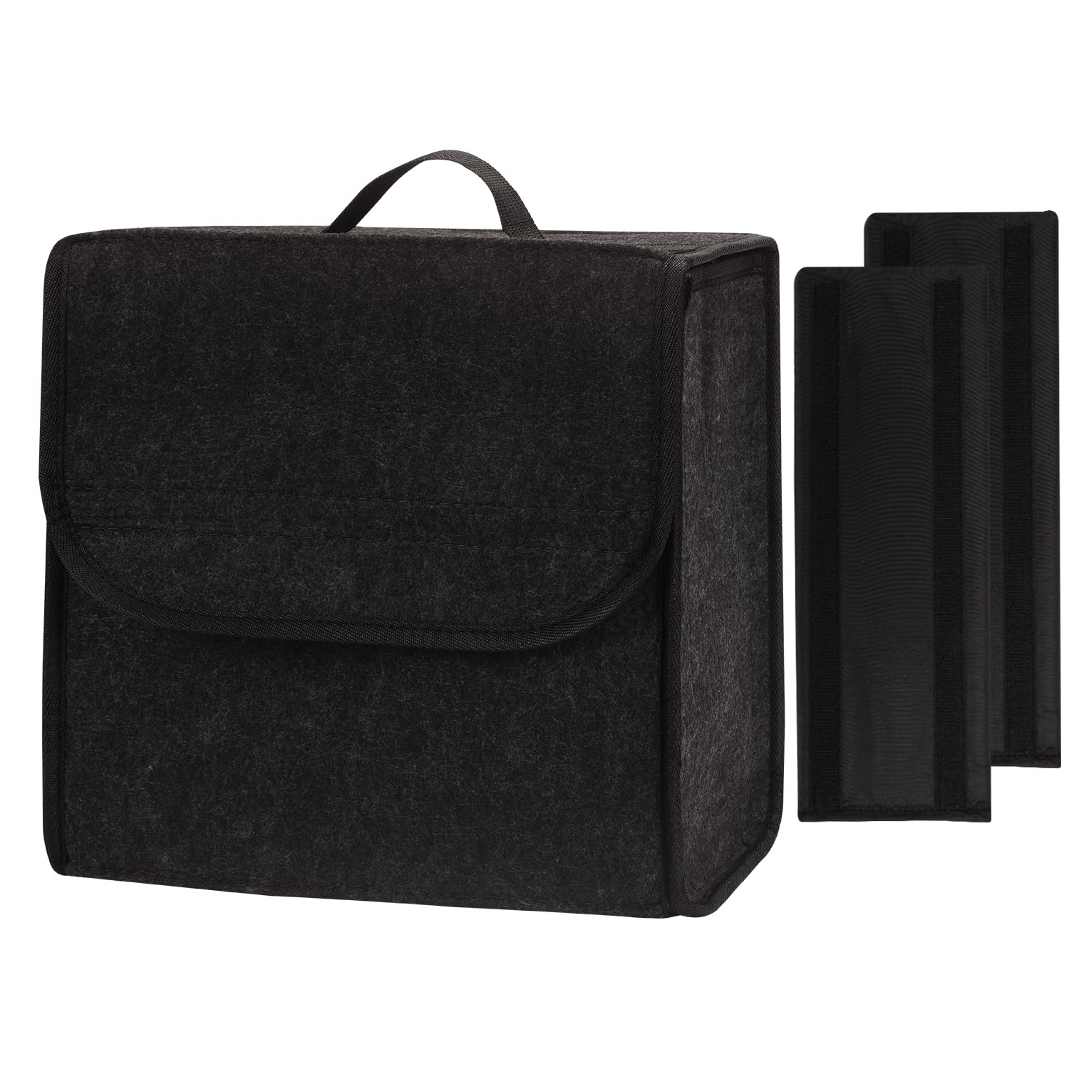 Borsa Portaoggetti Auto da Baule in Feltro, Organizer Bagagliaio per Attrezzi & Cura, Organizer per Auto, Borsa con Chiusura, shopping e accessori auto